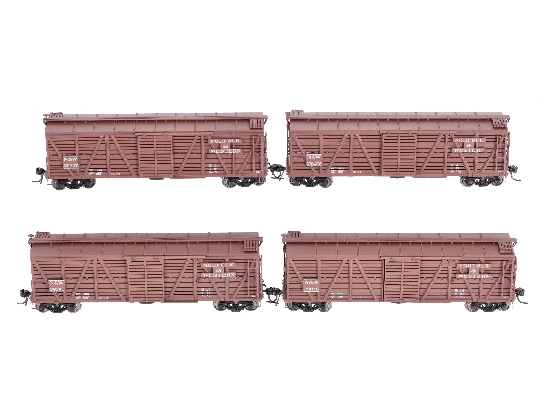 Broadway Limited 2530 HO Norfolk & Western PRR K7 Stock Car (4)
