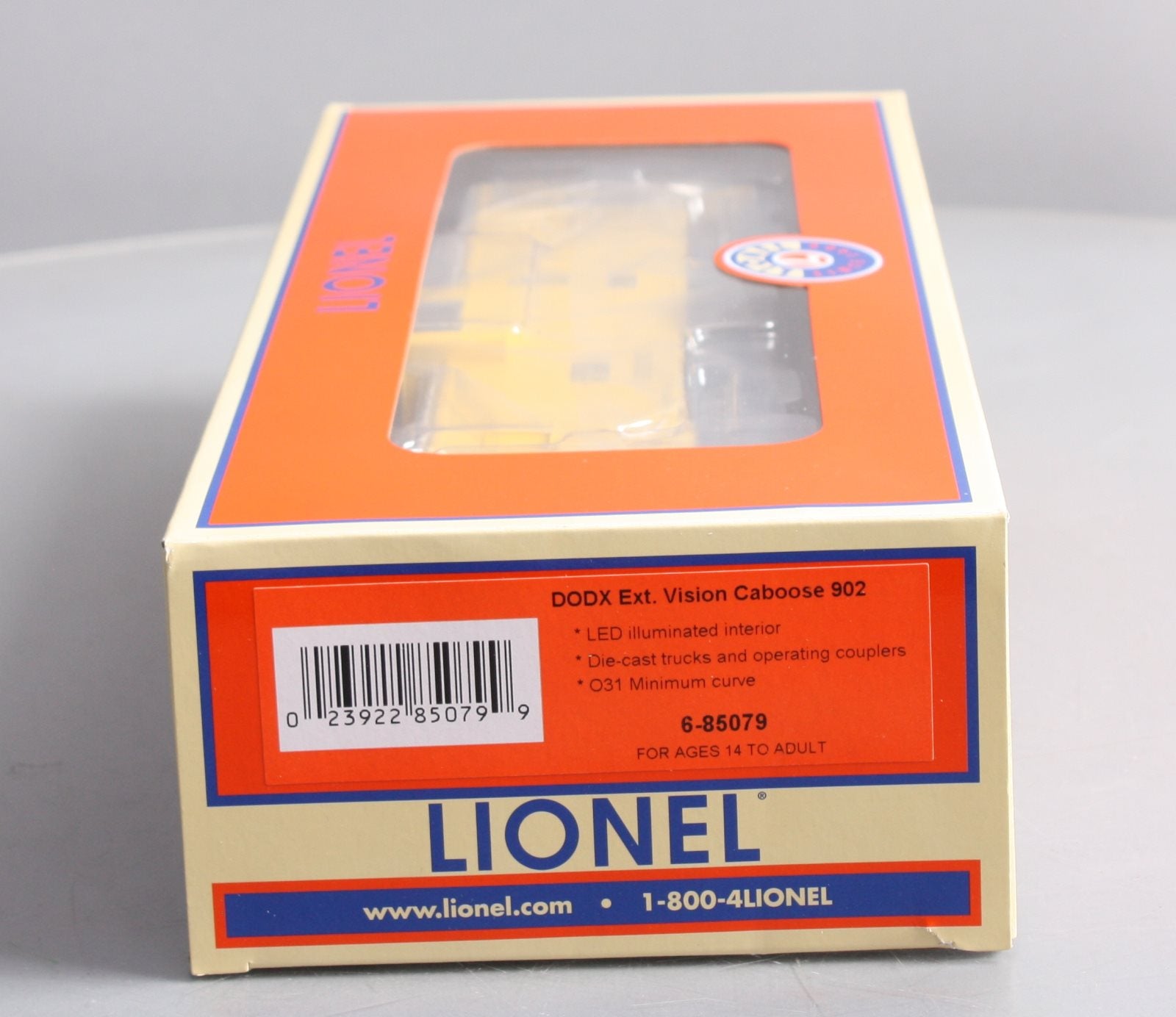 Lionel 6-85079 O Gauge DODX Wide Vision Caboose #902