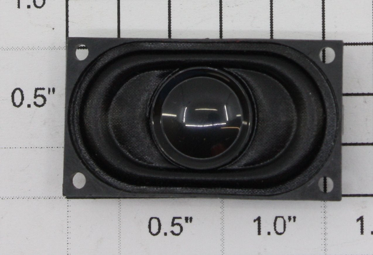 QSI .63" x 1.38" Medium Oval Speaker 20mm x 35mm 8 Ohm .3 WATT