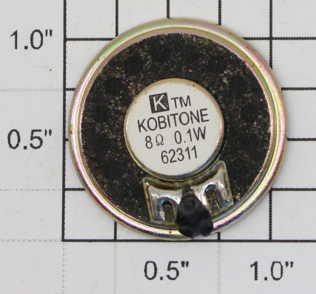 QSI 1.1" Diameter x 28mm Speaker 8 Ohm .1 WATT