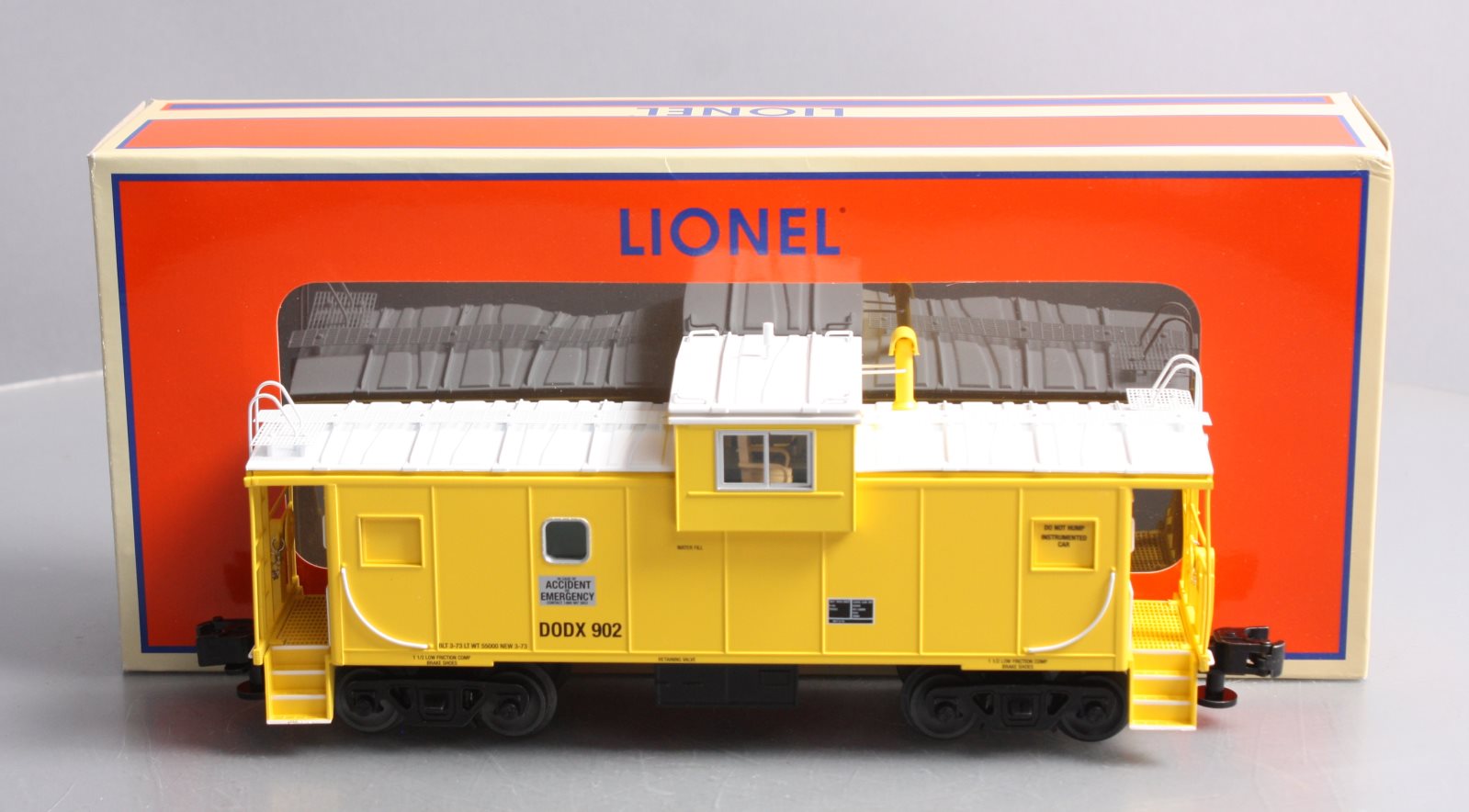 Lionel 6-85079 O Gauge DODX Wide Vision Caboose #902