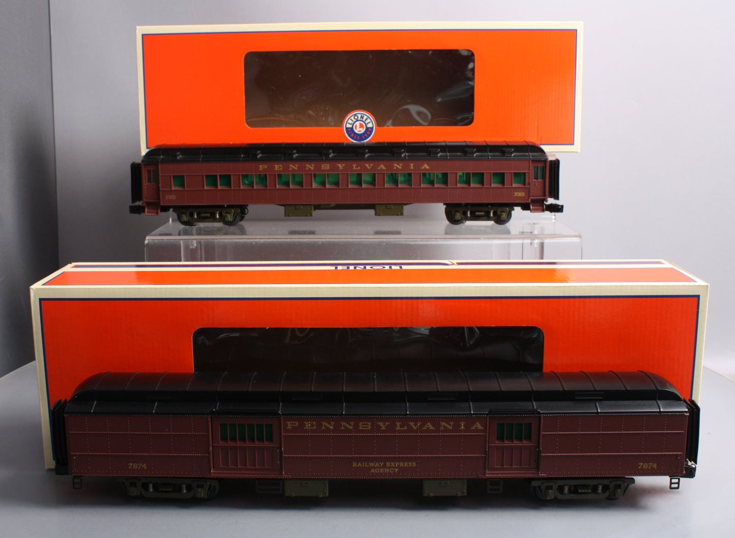 Lionel 6-25619 O Pennsylvania Lindbergh Special Passenger Car (Pack of 2)