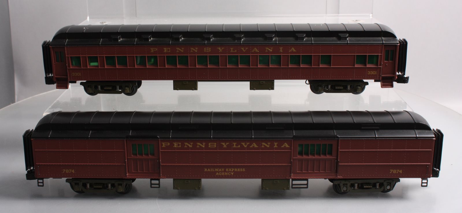 Lionel 6-25619 O Pennsylvania Lindbergh Special Passenger Car (Pack of 2)