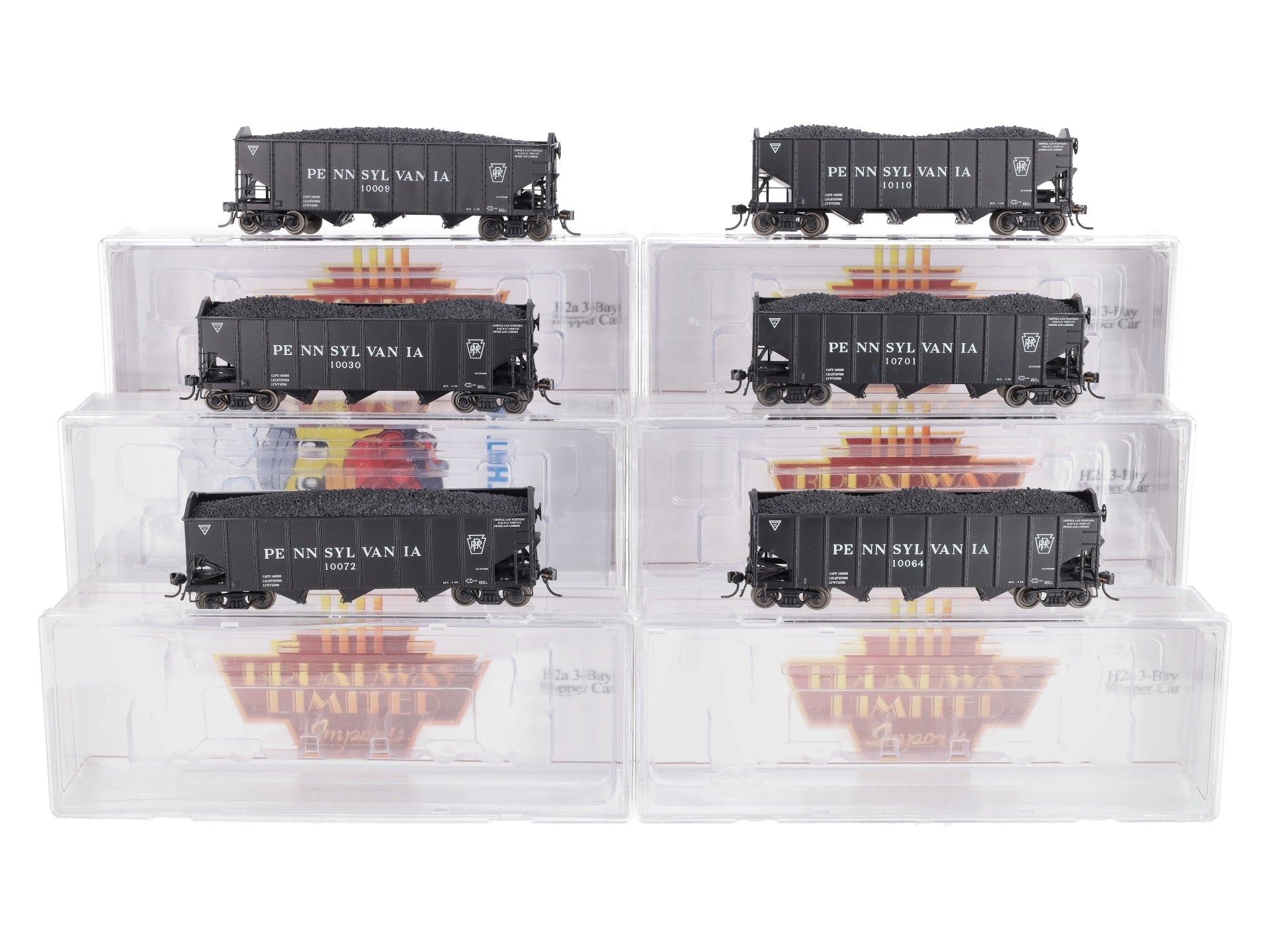 Broadway Limited 5625 HO Pennsylvania H2a Hoppers (Set of 6)