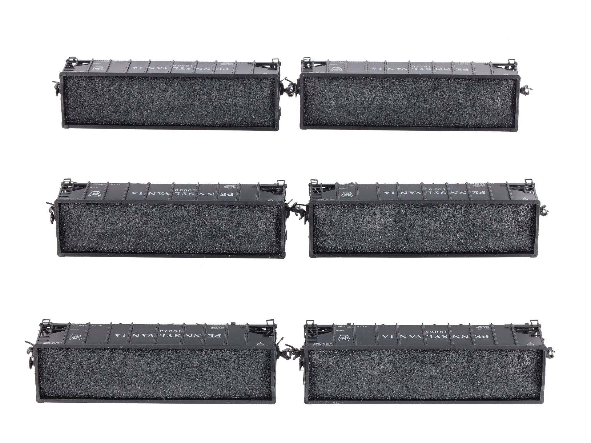 Broadway Limited 5625 HO Pennsylvania H2a Hoppers (Set of 6)