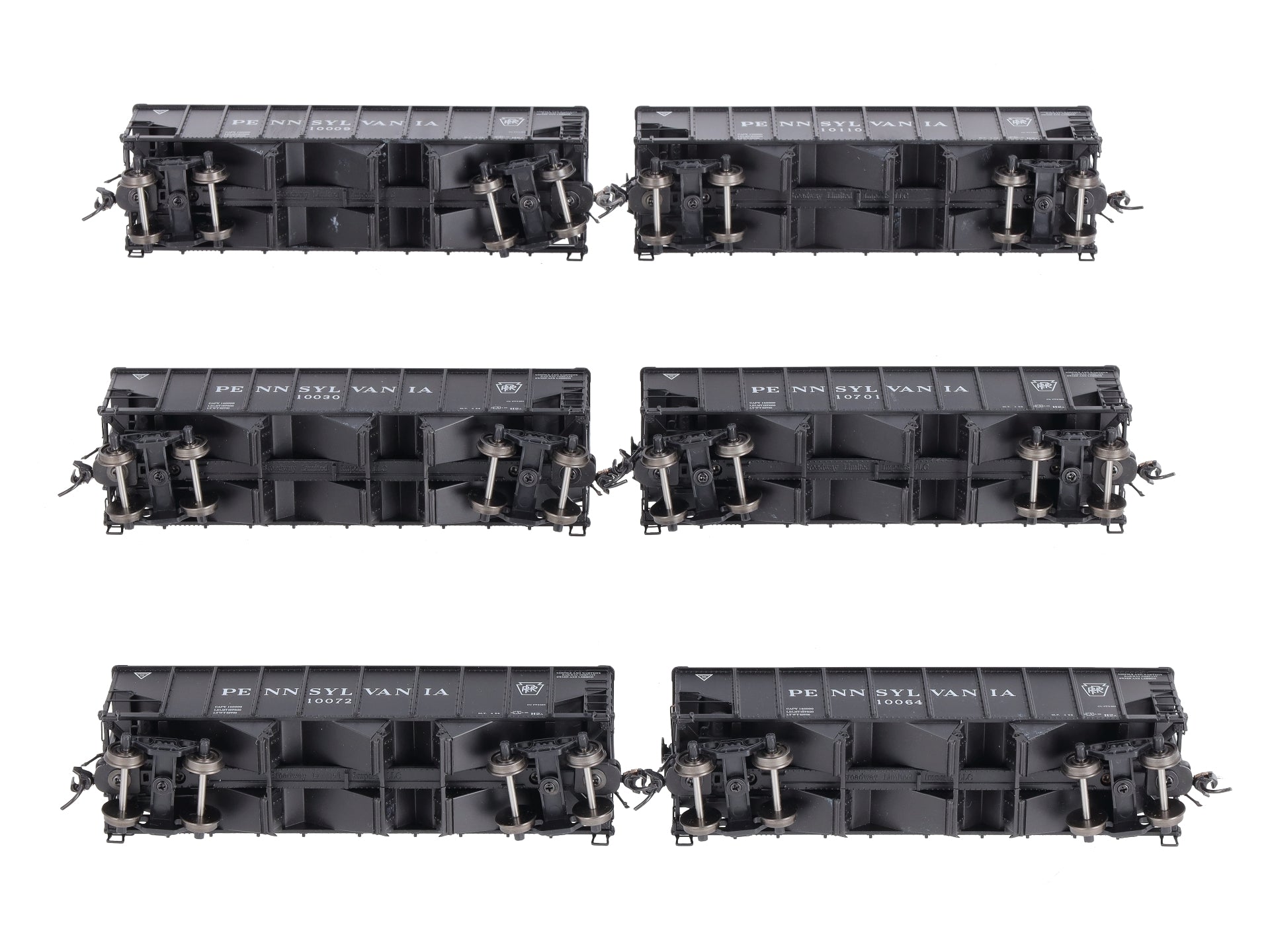 Broadway Limited 5625 HO Pennsylvania H2a Hoppers (Set of 6)