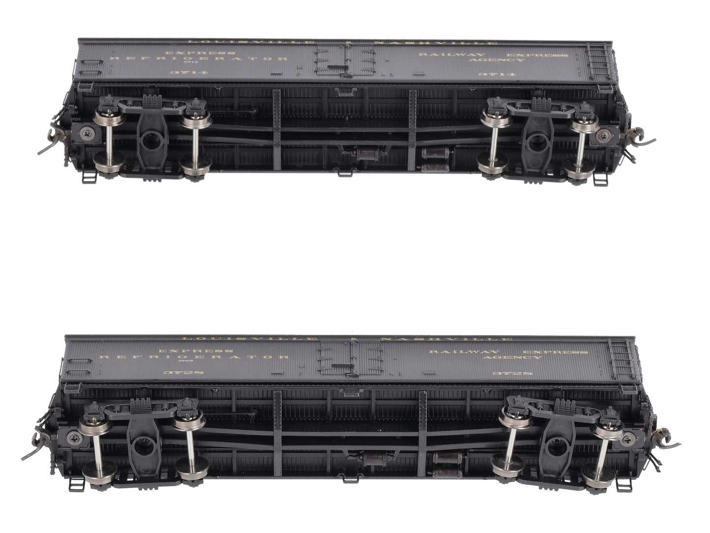 Broadway Limited 1856 HO L&N GACX 53'6" Wood Reefer #3714,3728 (Pack of 2)