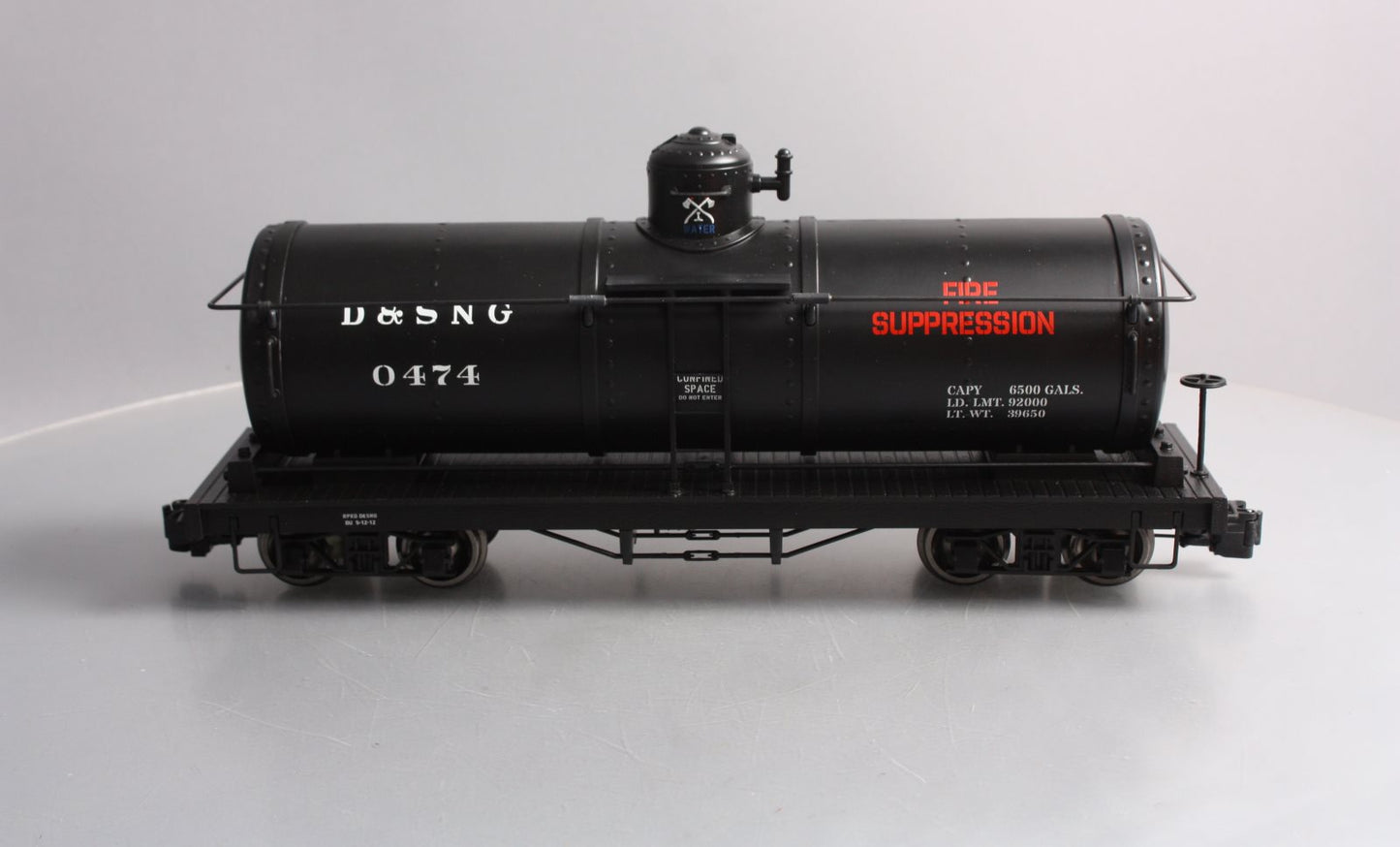 Bachmann 93471 G Scale Durango & Silverton "LS" Tank Car #0474
