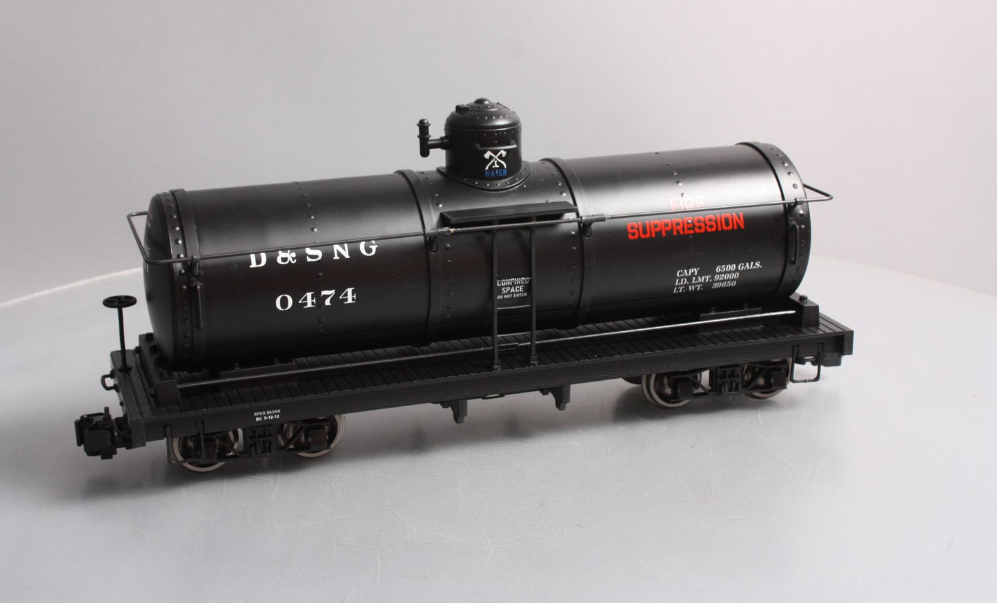 Bachmann 93471 G Scale Durango & Silverton "LS" Tank Car #0474