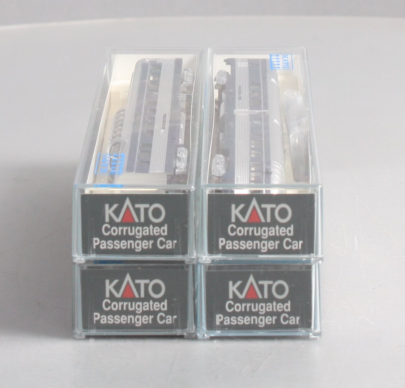 Kato 106-1801 N Scale Wabash Corrugated Passenger Cars