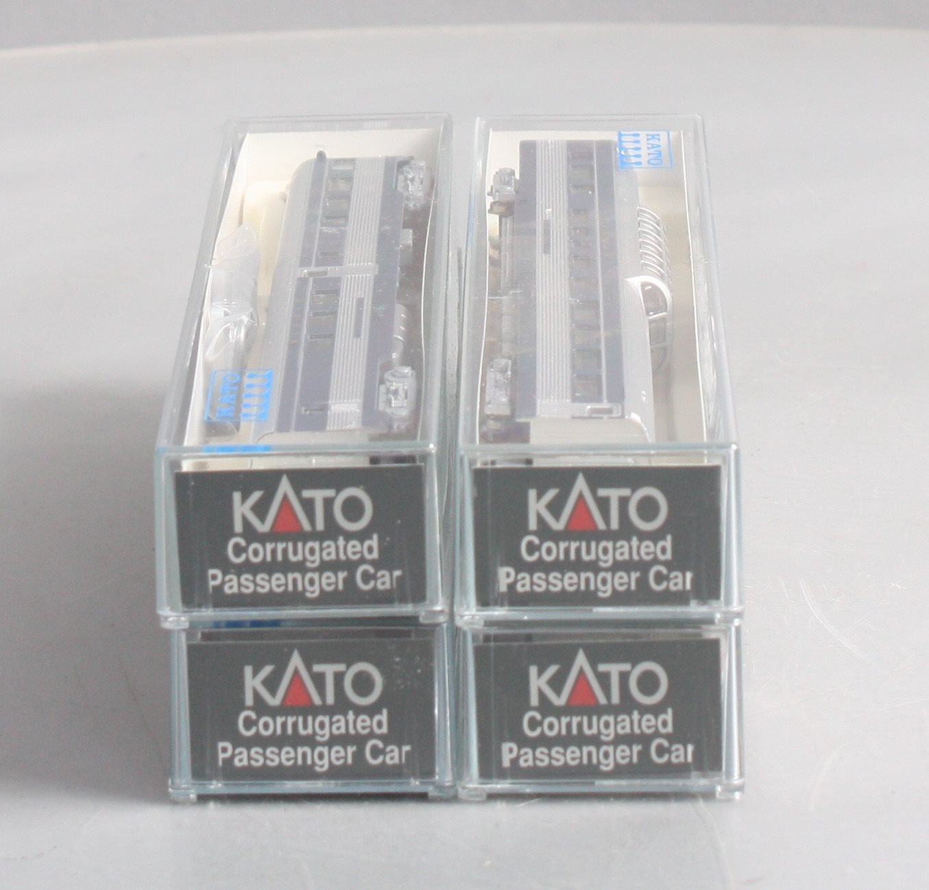 Kato 106-1801 N Scale Wabash Corrugated Passenger Cars