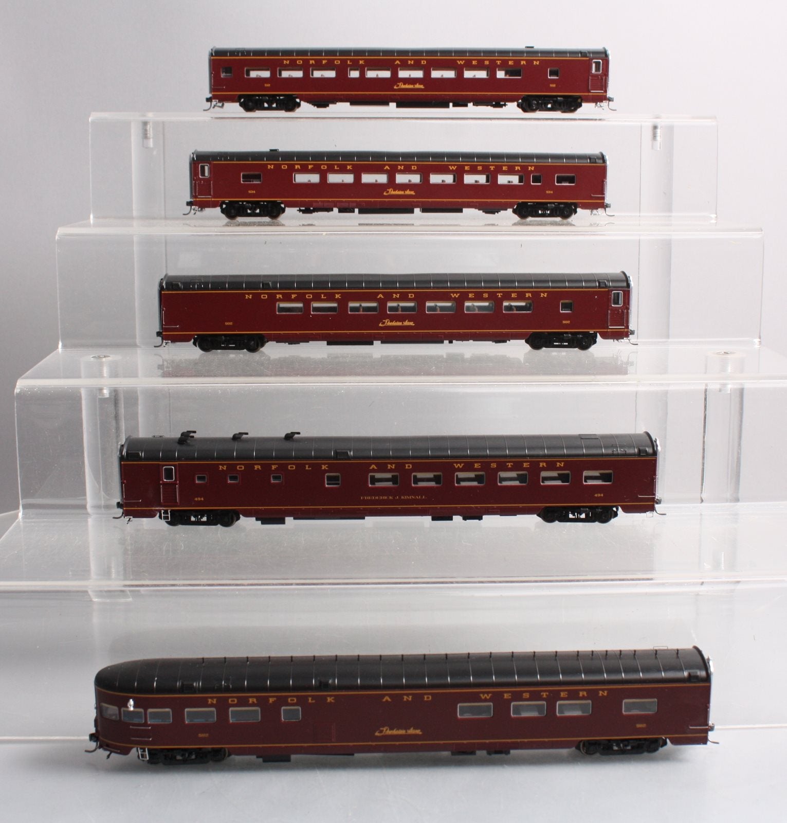 MTH 80-60058 HO Norfolk & Western Passenger Car Set (Set of