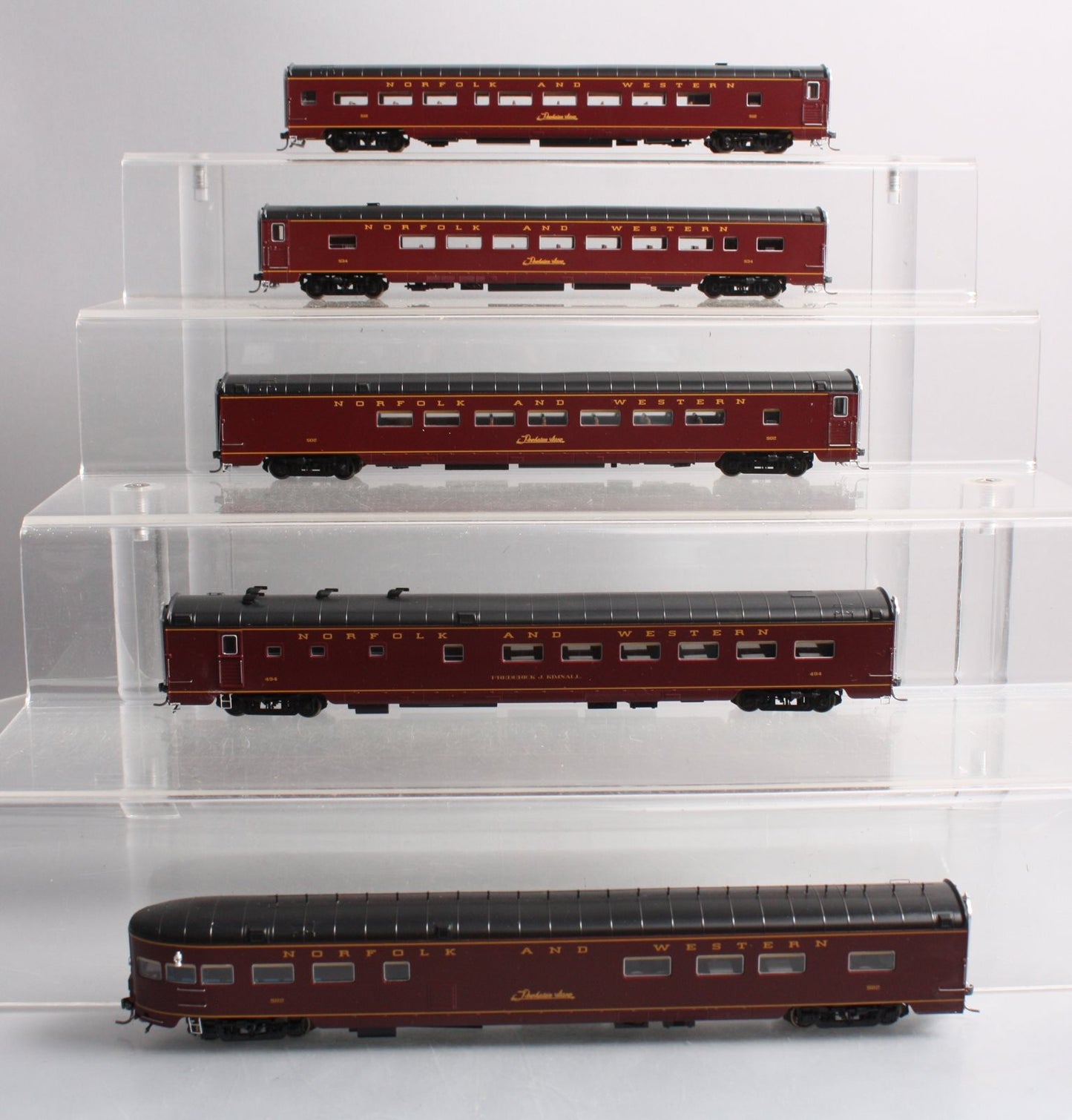 MTH 80-60058 HO Norfolk & Western Passenger Car Set (Set of 5)