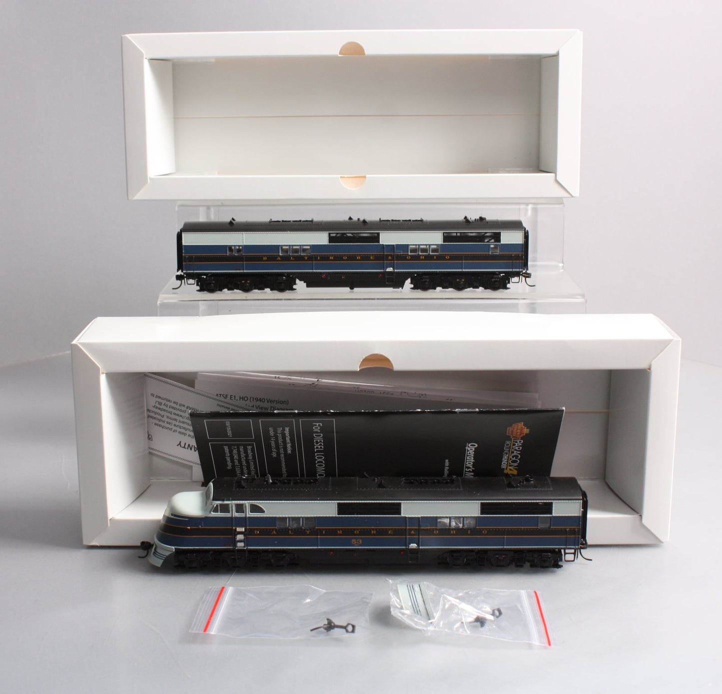 Broadway Limited 6902 HO B&O E1 A/B Diesel Locomotive Sound/DC/DCC #53/53X