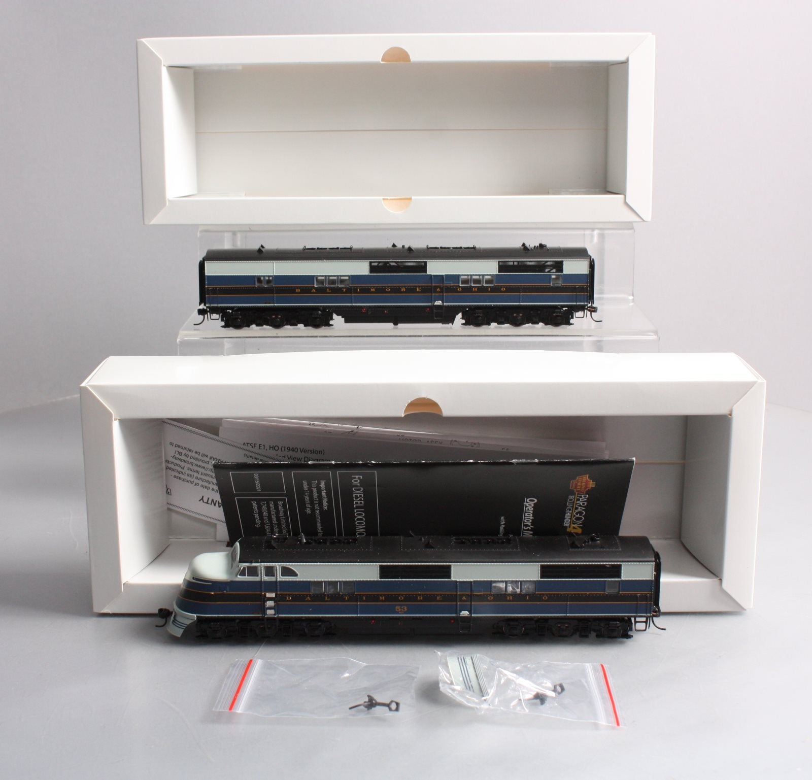 Broadway Limited 6902 HO B&O E1 A/B Diesel Locomotive Sound/DC/DCC #53/53X