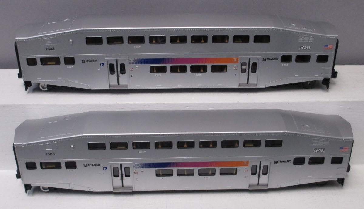 MTH 20-66140 O NJ Transit Bombardier Passenger Car Set (Set of 2
