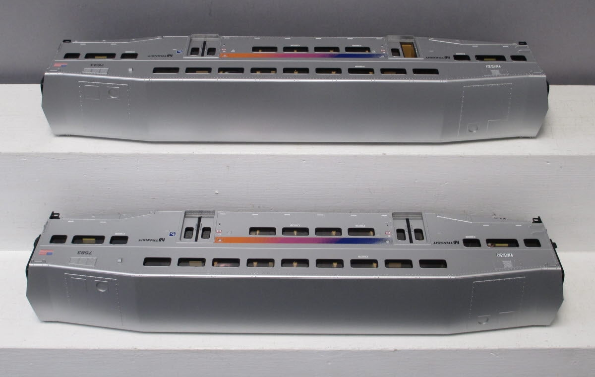 MTH 20-66140 O NJ Transit Bombardier Passenger Car Set (Set of 2