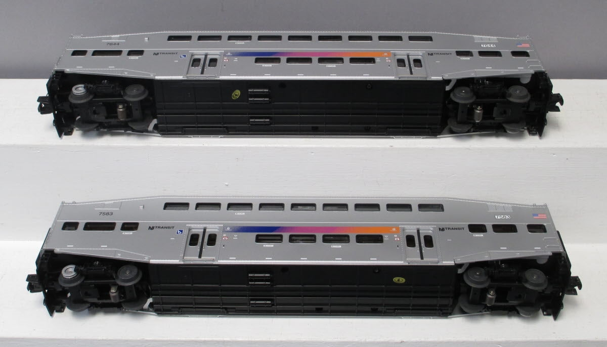 MTH 20-66140 O NJ Transit Bombardier Passenger Car Set (Set of 2