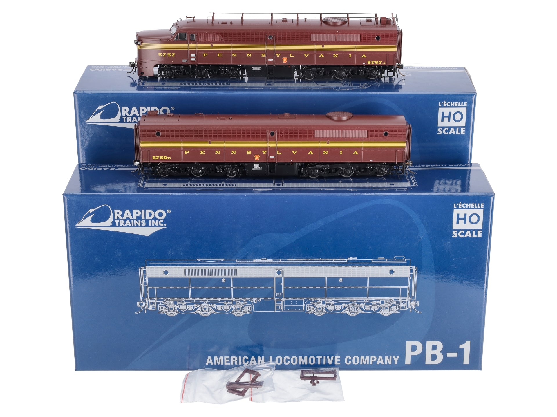 Rapido Trains 23532 HO Pennsylvania AB Diesel Locomotives w/ DCC & Sound
