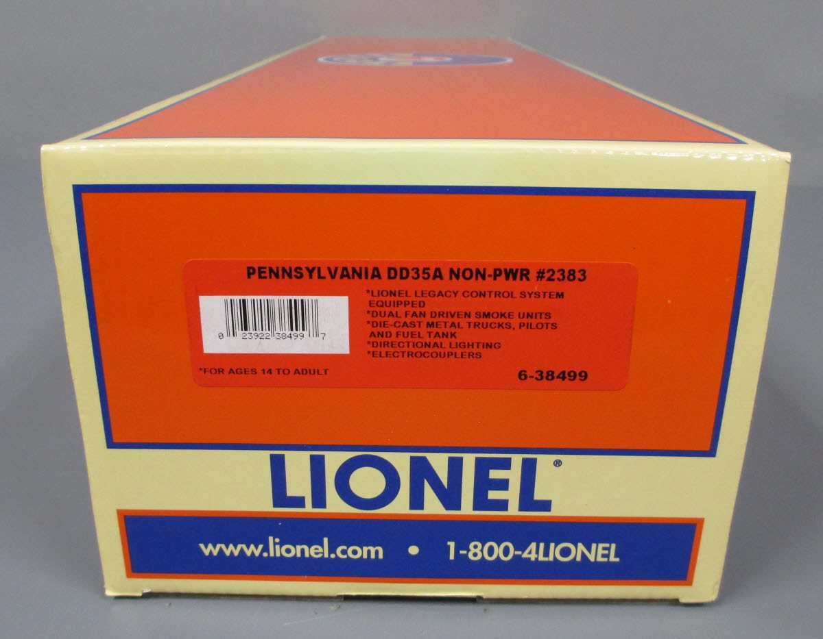 Lionel 6-38499 Pennsylvania Non-Powered DD35A Diesel Locomotive #2383