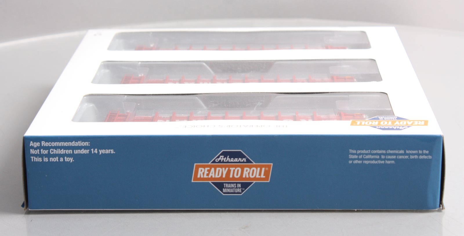 Athearn 16486 HO RJ Corman Ready-to-Run Thrall High Side Gondola #3 (Pack of 3)