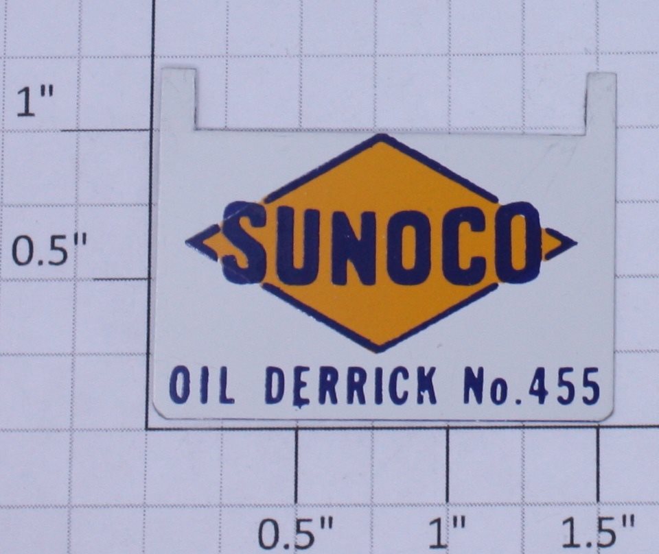 Lionel 455-53 Sunoco Oil Derrick Sign