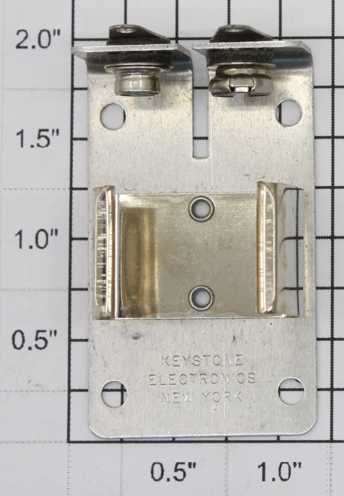 Keystone Model Works 5344-1290 9-Volt "Snap-In" Battery Holder w/ PC Lugs