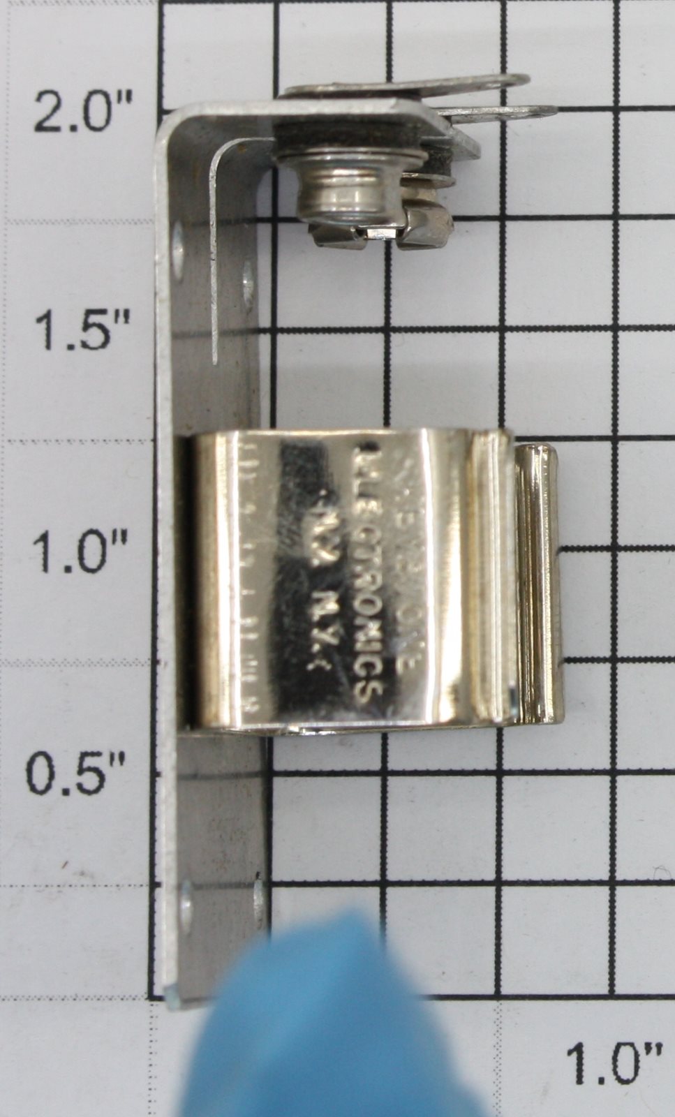 Keystone Model Works 5344-1290 9-Volt "Snap-In" Battery Holder w/ PC Lugs