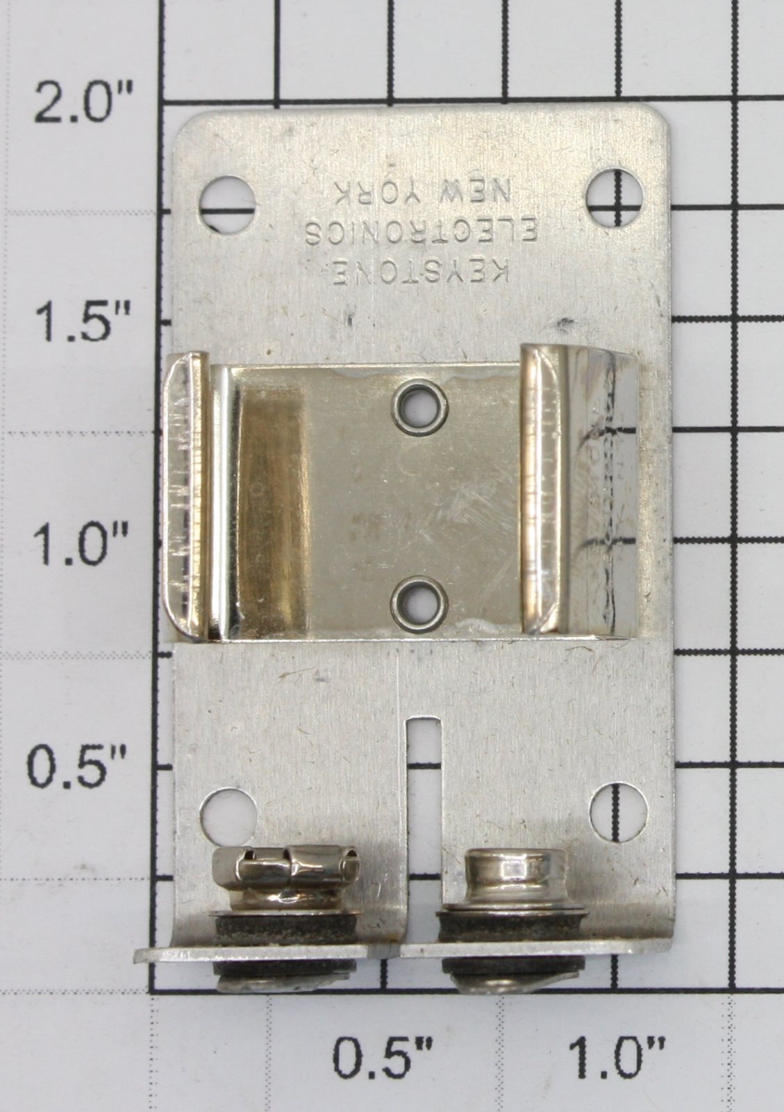 Keystone Model Works 5344-1290 9-Volt "Snap-In" Battery Holder w/ PC Lugs