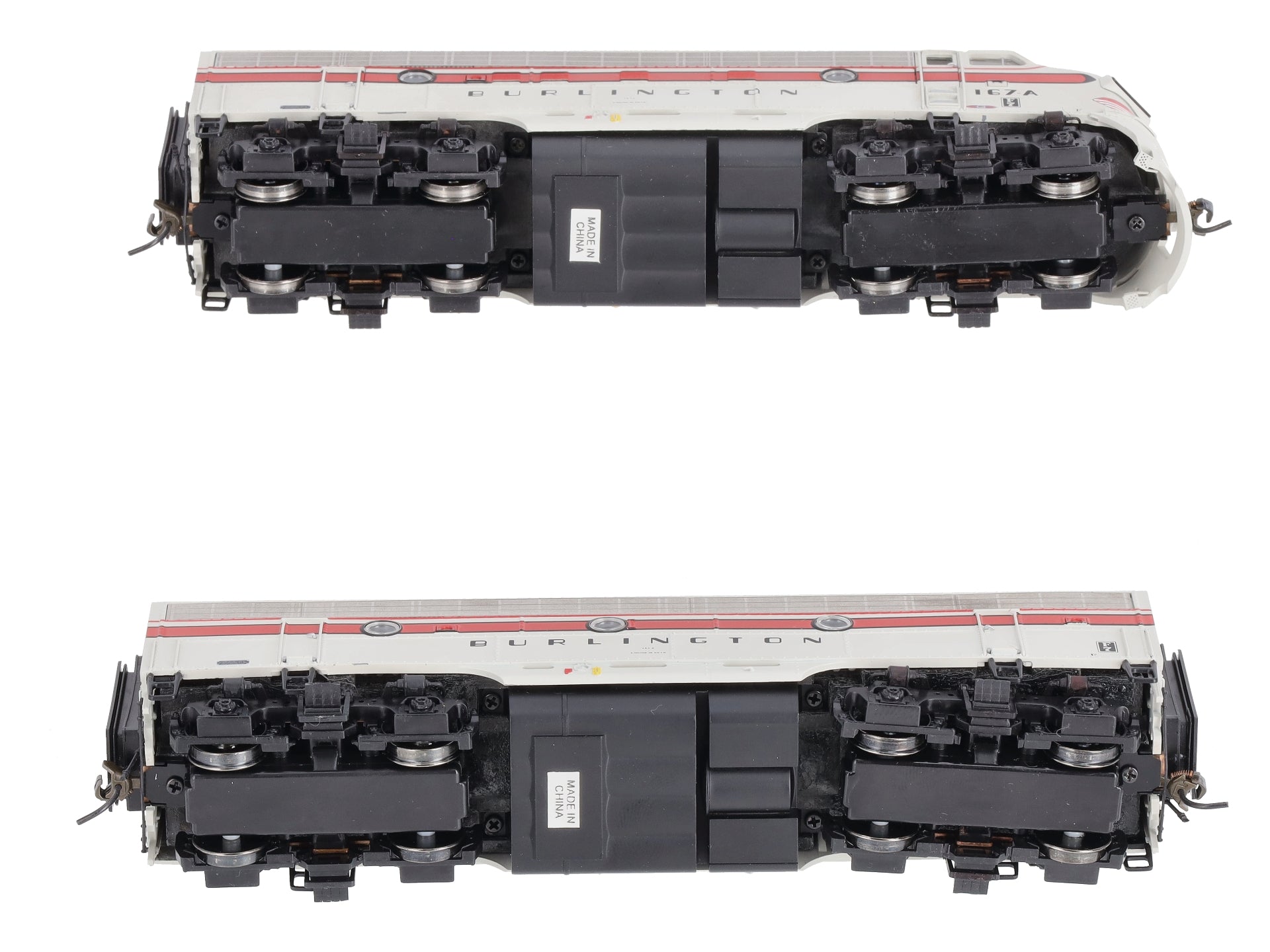 Broadway Limited 406 HO CB&Q F7A/F7B Diesel Locomotives w/ DCC & SND
