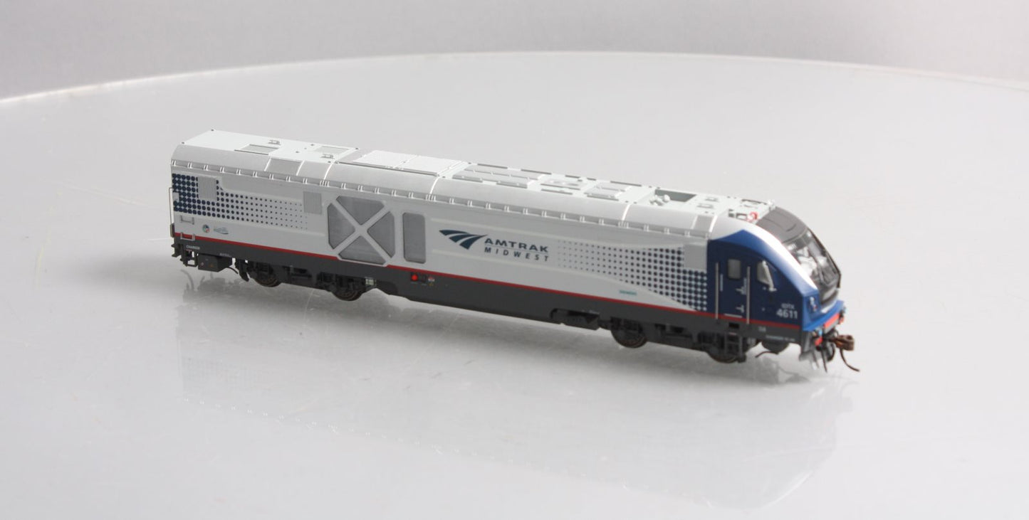 Bachmann 67902 HO Amtrak Midwest Charger SC-44 Diesel Loco with Sound #4611