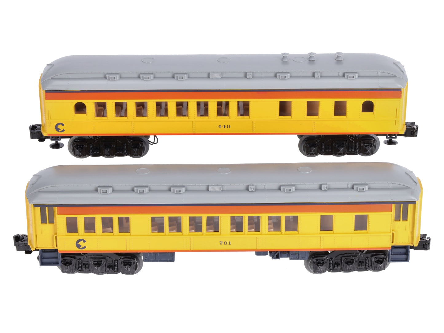 Lionel 6-81768 Chessie Madison Coach & Diner Car 2-Pack