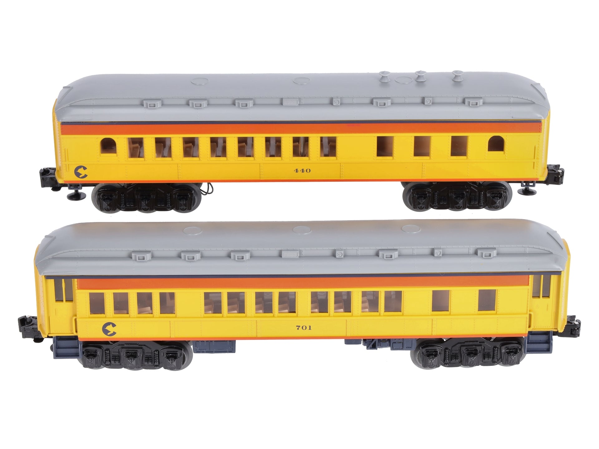 Lionel 6-81768 Chessie Madison Coach & Diner Car 2-Pack