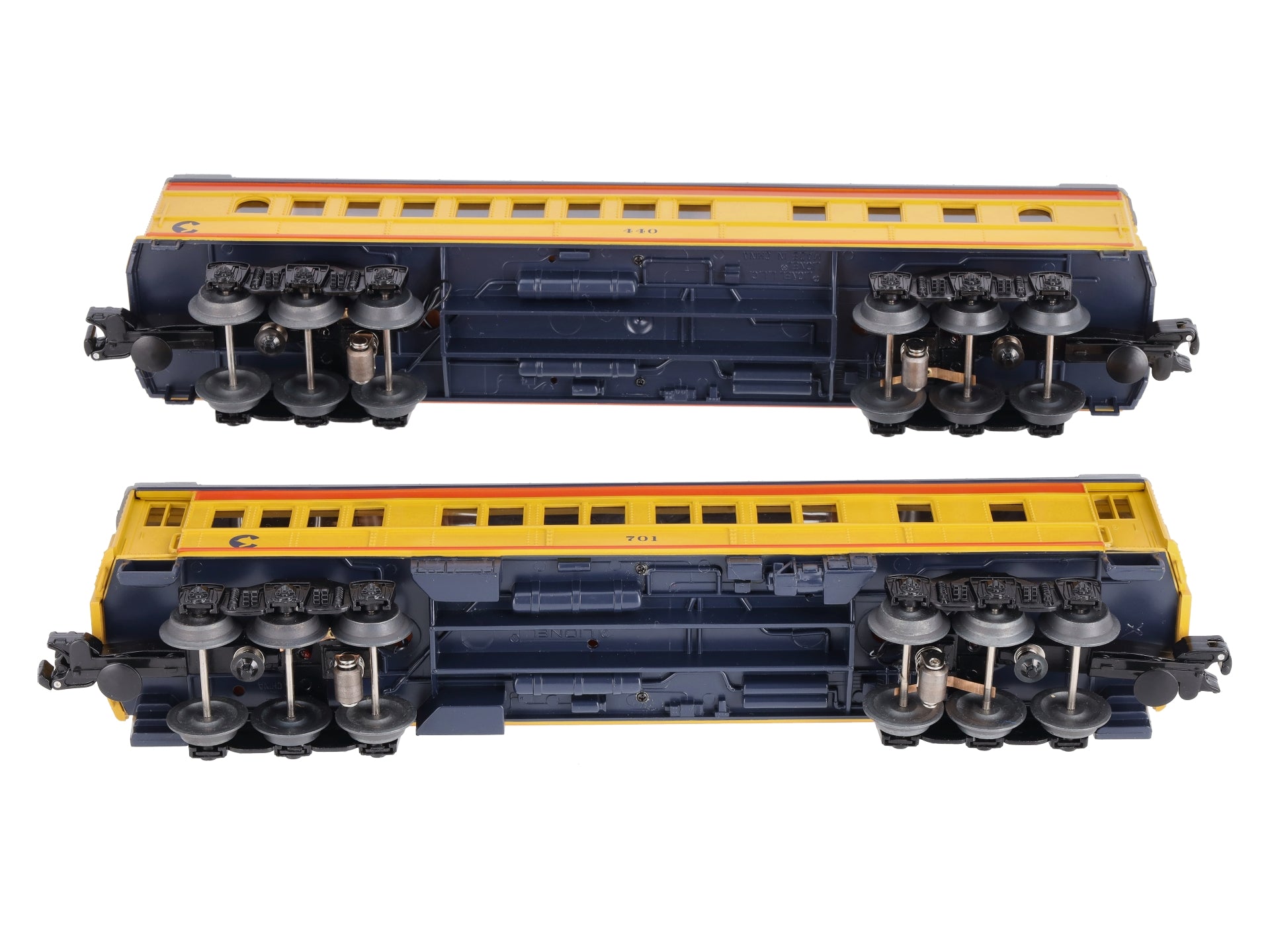 Lionel 6-81768 Chessie Madison Coach & Diner Car 2-Pack