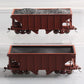 Bachmann 27999 On30 Painted & Unlettered 2-Bay Steel Hopper (Oxide Red)