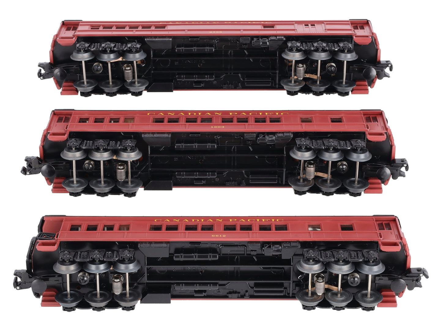 Lionel 6-81744 O CP Baby Madison Combo, Coach, Observation Cars (Set of 3)