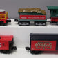 Lionel 6-30166 O Gauge Coca-Cola 125th Anniversary Vintage Steam Train Set