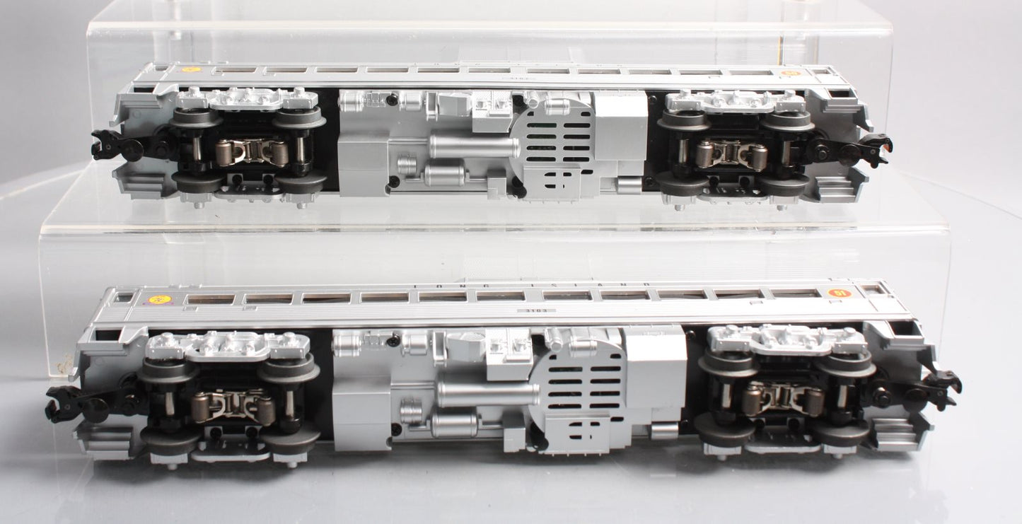 MTH 30-2843-3 O Long Island RDC Budd Car Add-On Set (Set of 2)