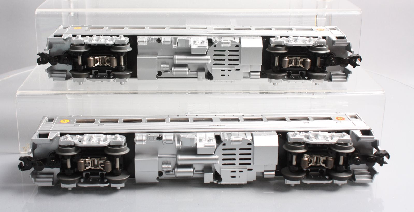 MTH 30-2843-3 O Long Island RDC Budd Car Add-On Set (Set of 2)