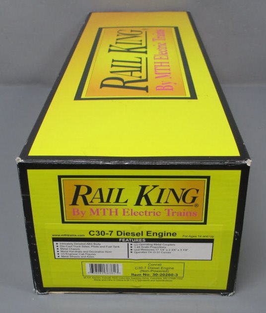 MTH 30-20260-3 Conrail C30-7 Non-Powered Diesel Engine #6603