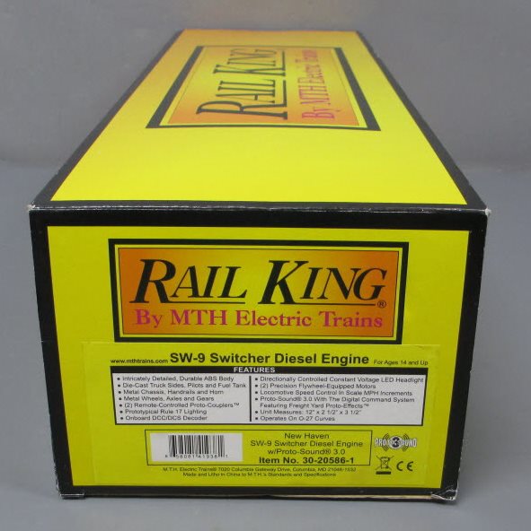 MTH 30-20586-1 New Haven RailKing SW-9 Diesel Switcher w/Proto-Sound 3.0 #642