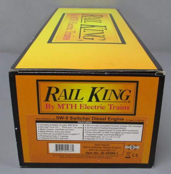 MTH 30-20586-1 New Haven RailKing SW-9 Diesel Switcher w/Proto-Sound 3.0 #642
