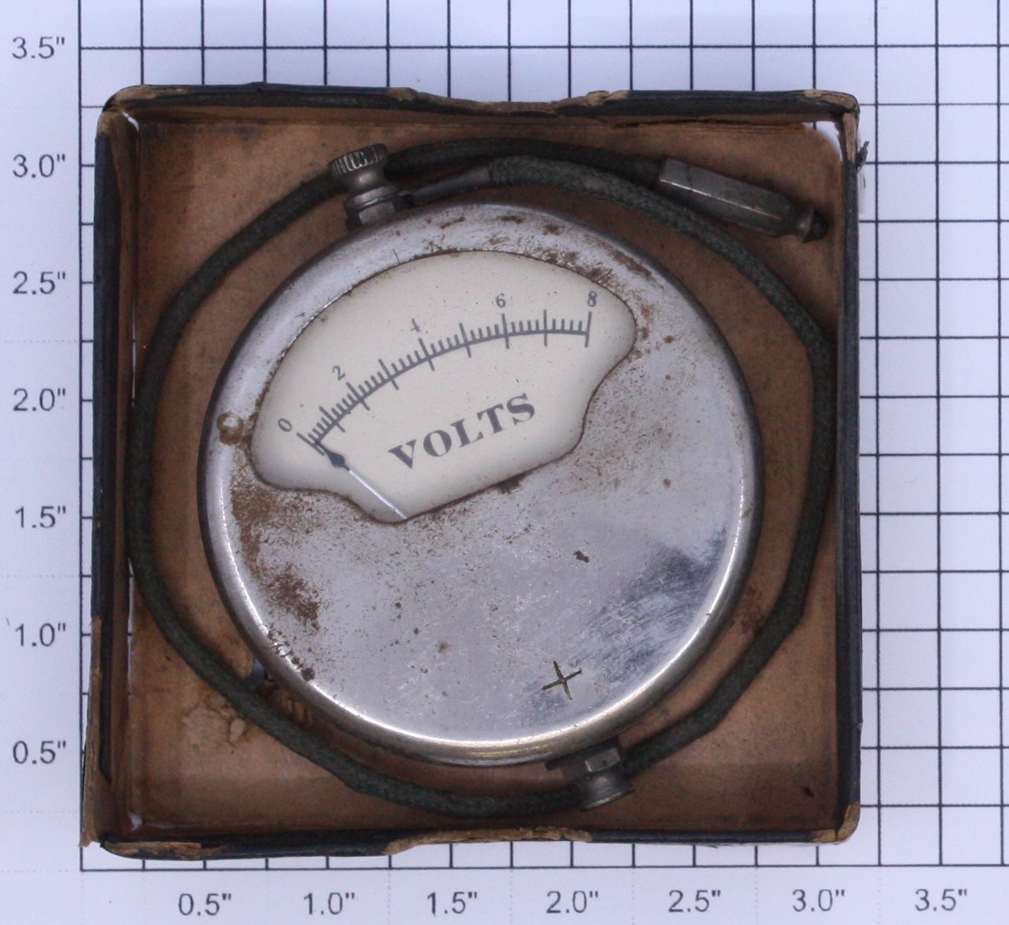 Acme VP1920 Pocket Volt Meter 0-8 Volt with Probe Boxed