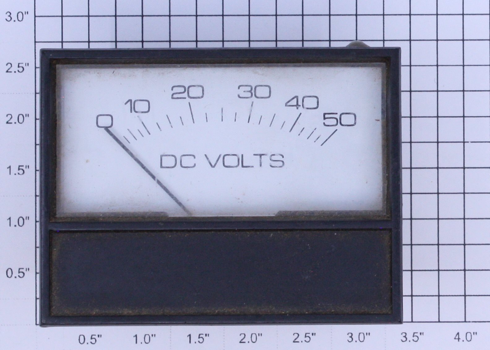 La Marche P1DV-E50-V1S Panel Mount 0-50 DC Volts Meter