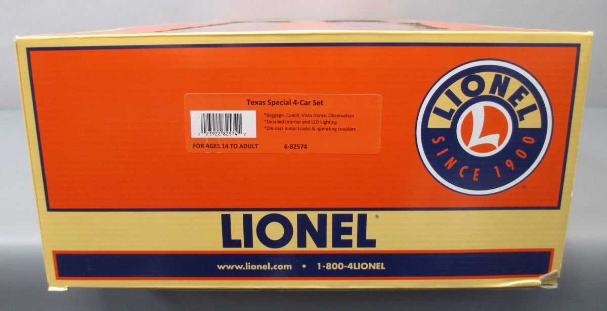 Lionel 6-82574 O Texas Special 21' Passenger Car (Pack of 4)