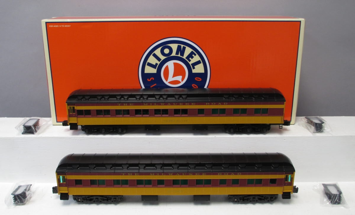 Lionel 6-85354 O Milwaukee 18" Columbian Diner/Sleeper Passenger Car Set