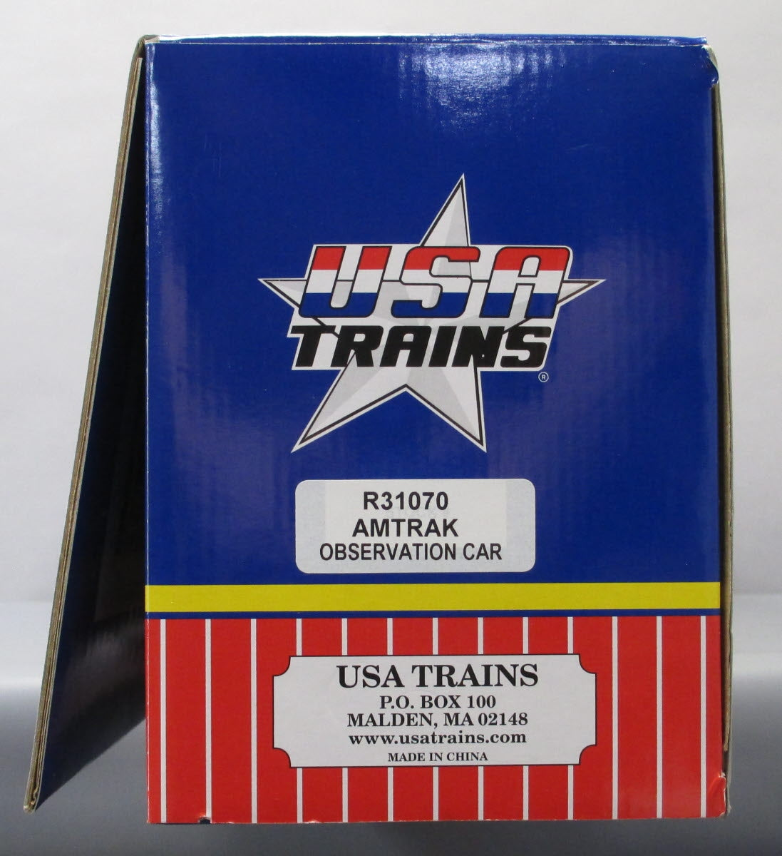 USA Trains 31070 G Amtrak Phase III Aluminum Observation Car