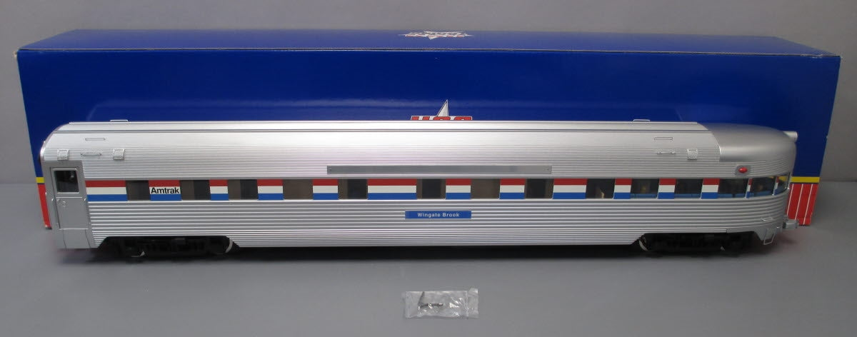 USA Trains 31070 G Amtrak Phase III Aluminum Observation Car