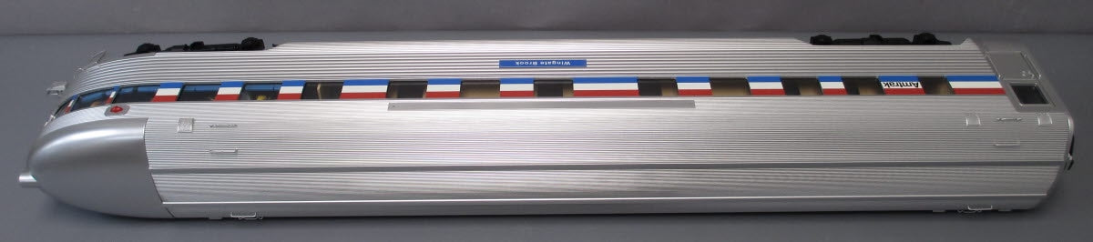 USA Trains 31070 G Amtrak Phase III Aluminum Observation Car