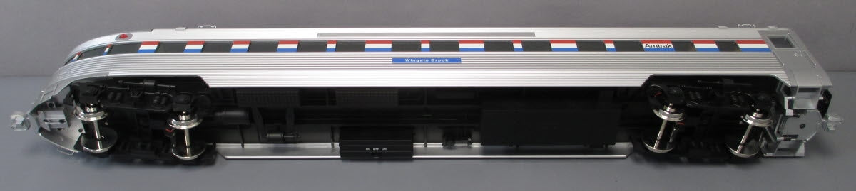 USA Trains 31070 G Amtrak Phase III Aluminum Observation Car